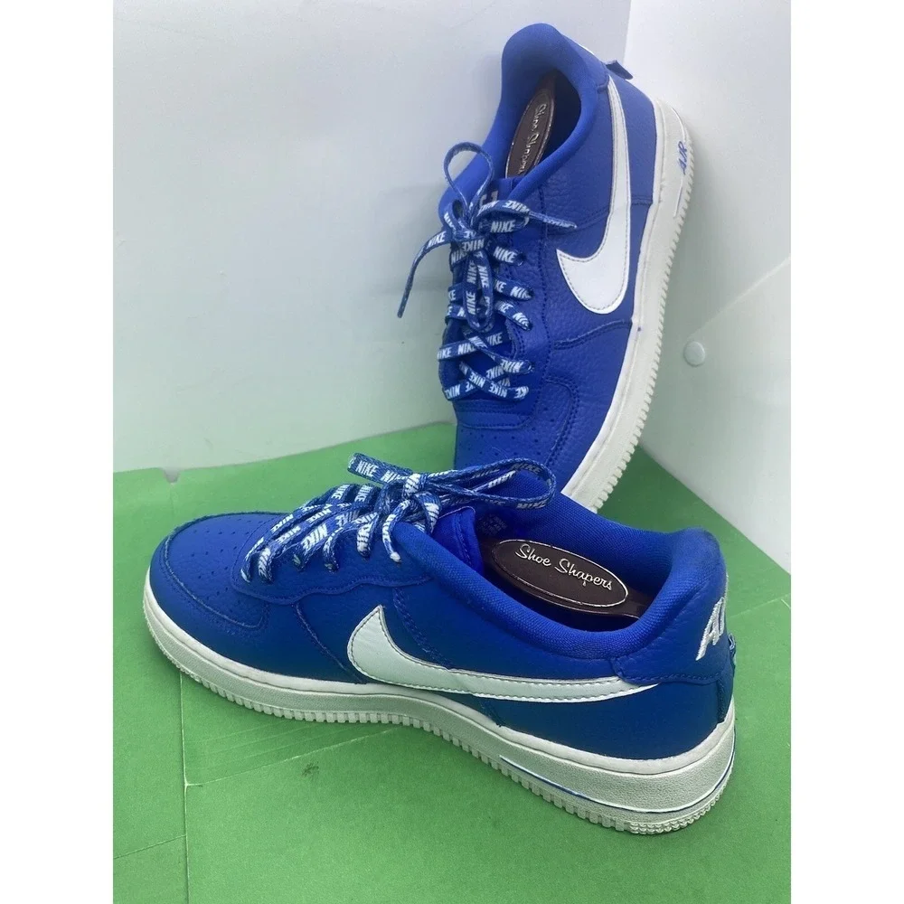 Size 5.5Y Nike Air Force 1 Low LV8 NBA Game Royal 820438-403 University Blue.